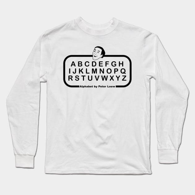 Vampire Alphabet Long Sleeve T-Shirt by nickbeta